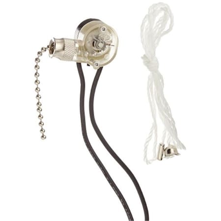 Light House Beauty Switch Pull Chain, Nickel LI3972588